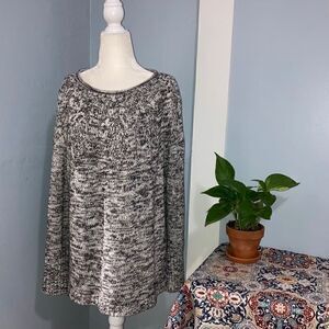 Chaps, Classic Chunky Cable Knit Sweater Pullover Style Boat Neck, Women’s Large